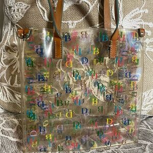 Dooney & Bourke Multicolor Transparent Tote